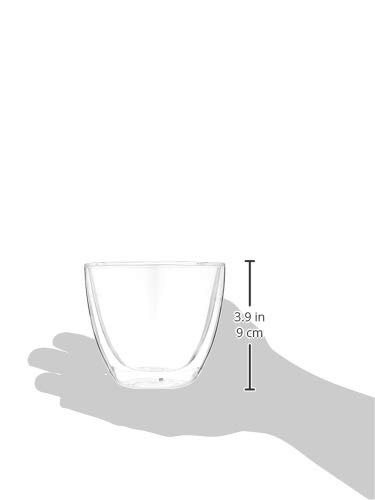 Villeroy & Boch Artesano 14oz Lead-Free Glass Tumbler Set of 2 - Insulated Hot Beverage Cups - Dishwasher & Microwave Safe - Perfect for Coffee, Tea & Hot Drinks at Home or Office