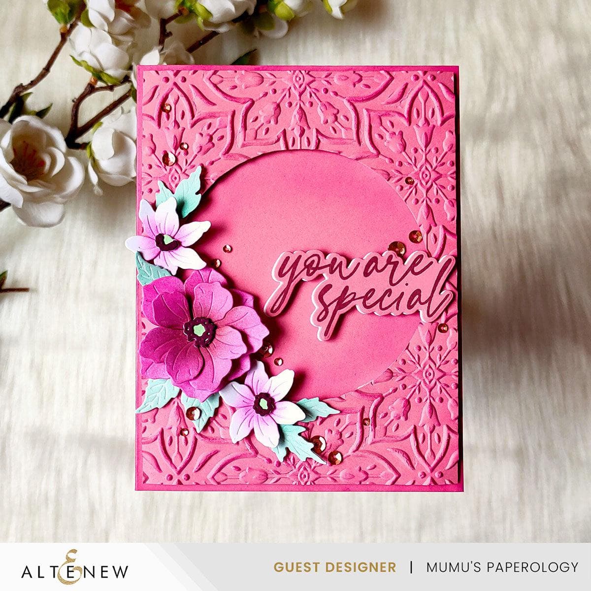 Beautiful Open Rose Layering Die Set for Card Making - Perfect for DIY Scrapbooking, Wedding Invitations & Paper Crafts
