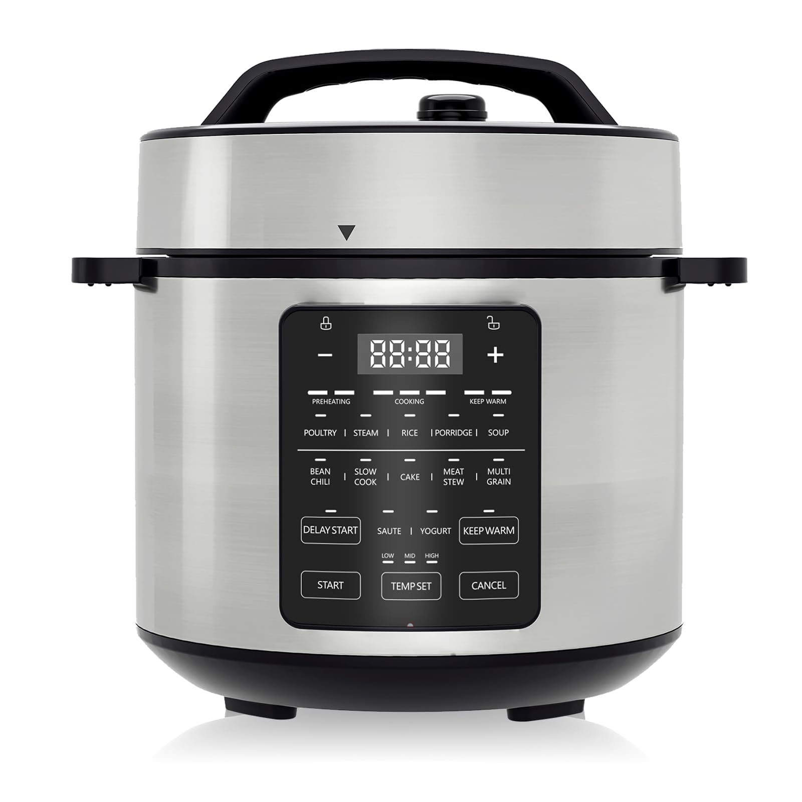 AYMXZTE 9-in-1 Electric Pressure Cooker 6 Quart - Multi-Cooker with Steamer, Yogurt Maker, Warmer, Sterilizer, Saute, Slow Cooker, Rice Cooker & Egg Cooker | Perfect for Meal Prep, Family Dinners & Healthy Cooking