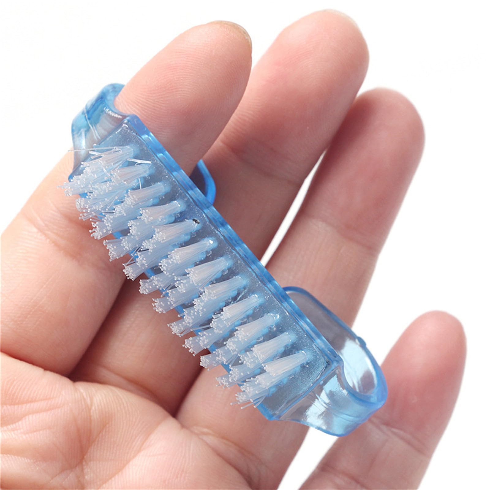 3Pcs Nail Cleaning Brush Set - Durable Handle Grip Nail Brush for Men & Women, Professional Nail Cleaner & Pedicure Tool for Toes & Fingernails - Perfect for Home Spa, Salon Care & Travel Hygiene