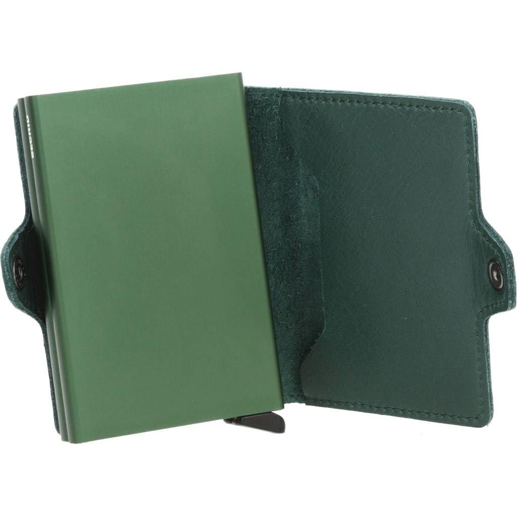 SECRID Twin Wallet Genuine Leather RFID Blocking Card Holder - Slim Bifold Wallet for Men & Women with 16 Card Capacity | Perfect for Travel, Business & Everyday Use