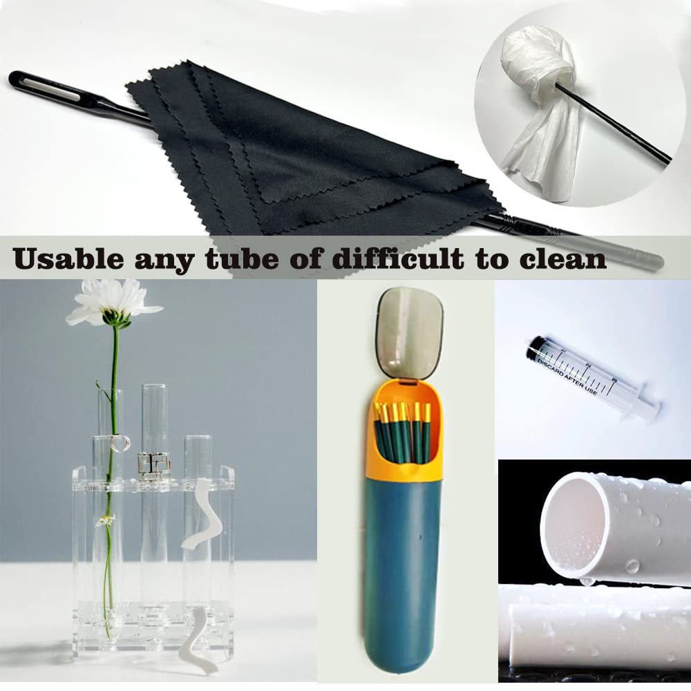 Flute Cleaning Kit with Rod & Cloths for Maintenance | Home & Band Use