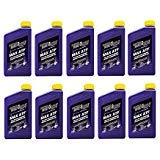 Royal Purple 01320 Max ATF Automatic Transmission Fluid - 10 Pack (1 Quart Each) - High Performance Synthetic Fluid for Smooth Shifting & Extended Transmission Life - Ideal for Cars, Trucks & SUVs