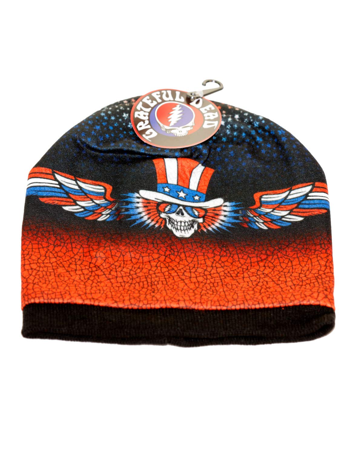Grateful Dead Skull Knit Beanie - Winter Warm Hat with Iconic Band Logo - Perfect for Concerts, Skiing & Cold Weather Fashion