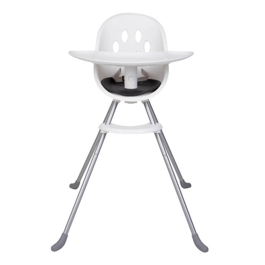 Phil&Teds Poppy Metal High Chair - Adjustable Baby Feeding Chair with Safety Harness & Easy Clean Tray for Home & Restaurant Use
