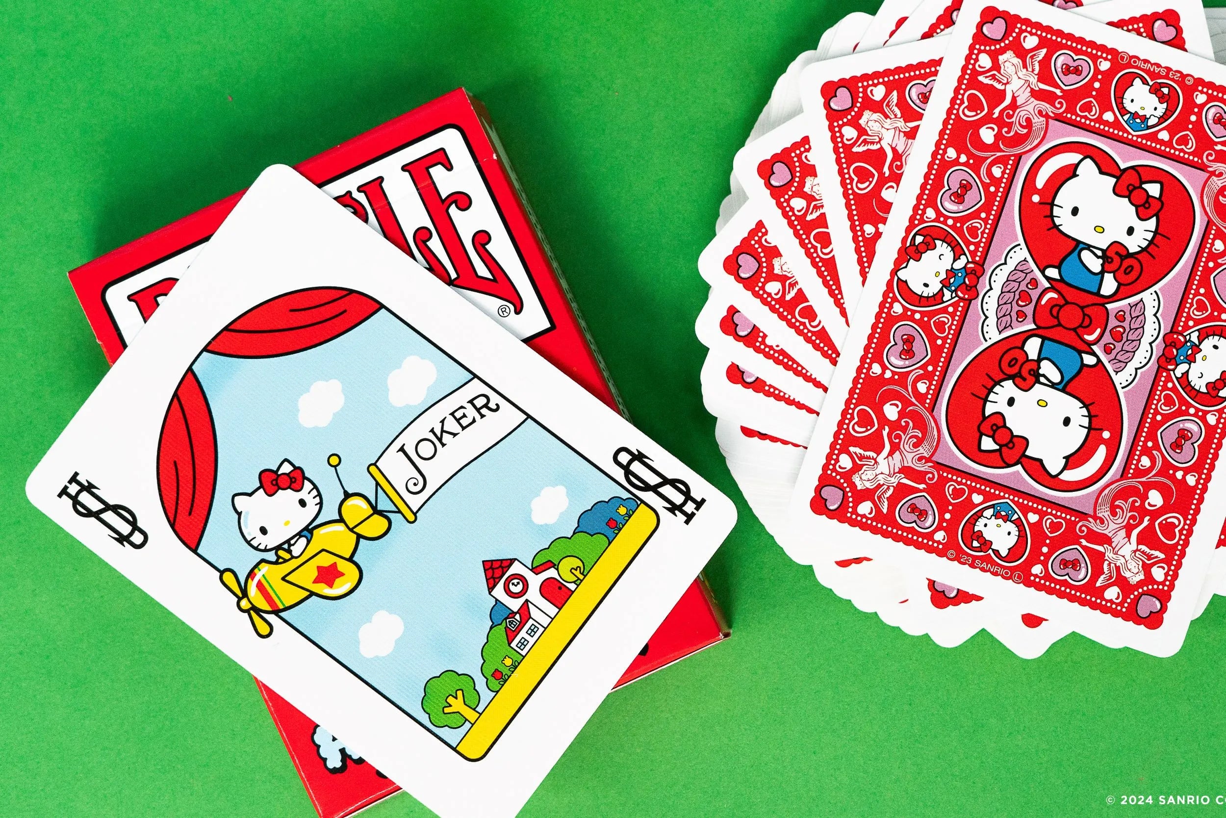 Hello Kitty 50th Anniversary Bicycle Playing Cards - Collectible Deck for Games, Magic Tricks & Gift Giving