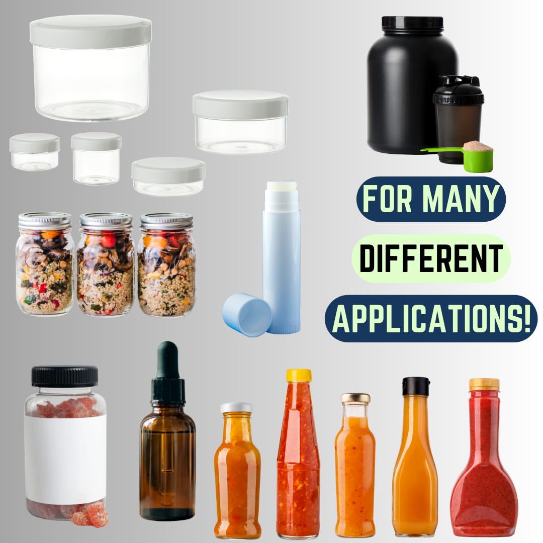 165x28mm Clear Perforated Shrink Bands for Glass & Plastic Jars (3.75