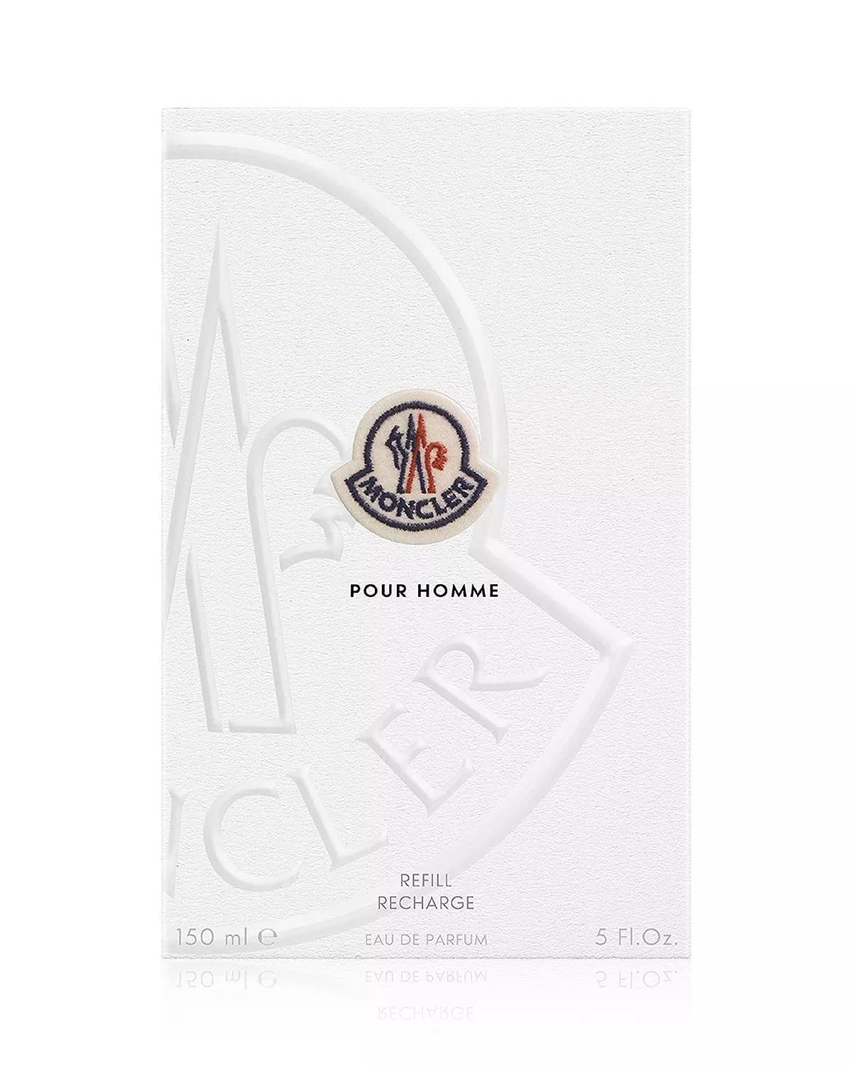 Moncler Pour Homme Men's Eau de Parfum Refill - 5 oz / 150ml Luxury Cologne Spray Recharge | Perfect for Daily Wear, Date Nights & Special Occasions