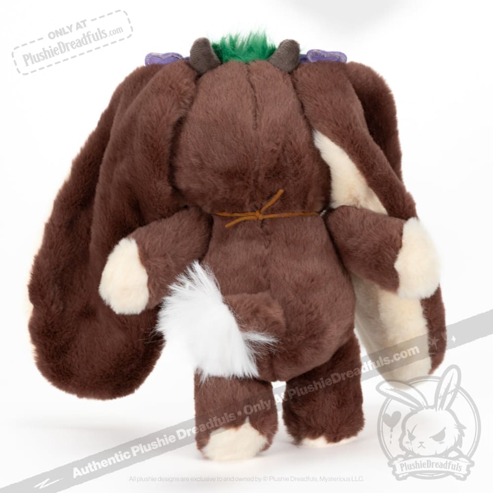 Plushie Dreadfuls Taurus Rabbit Stuffed Animal - Soft Zodiac Plush Toy for Taurus Birthday Gifts, Cute Collectible for Kids & Adults, Perfect for Home Decor, Bedroom Cuddling, and Astrology Lovers