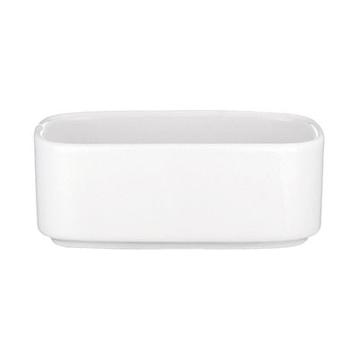 Villeroy & Boch 7.5 Oz White Rectangle Sugar Bowl - Set of 6 - Perfect for Tea, Coffee, and Dessert Serving