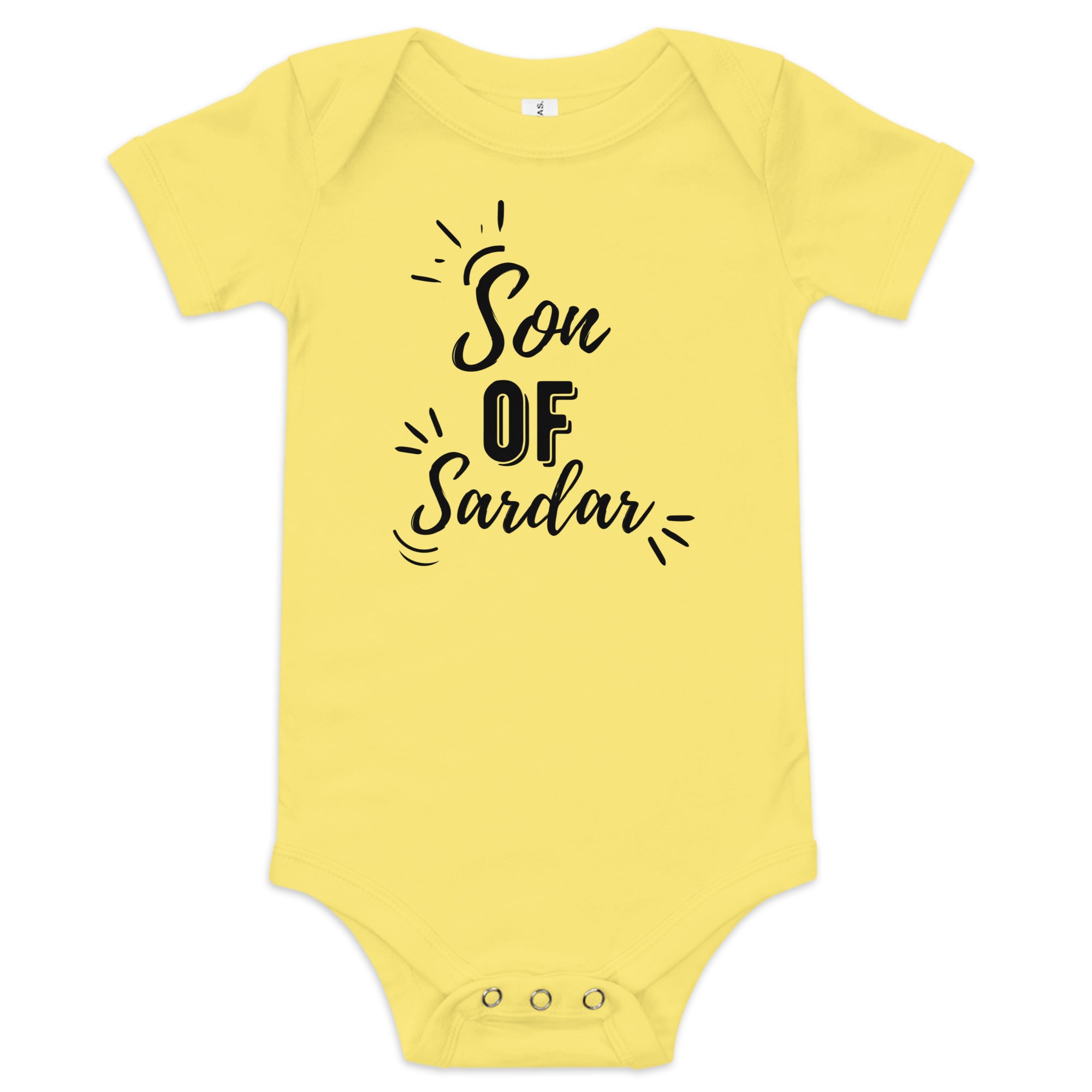 Son of Sardar Baby Onesies - Soft Cotton Bodysuits for Newborns & Infants | Perfect for Playtime, Daycare & Family Photos