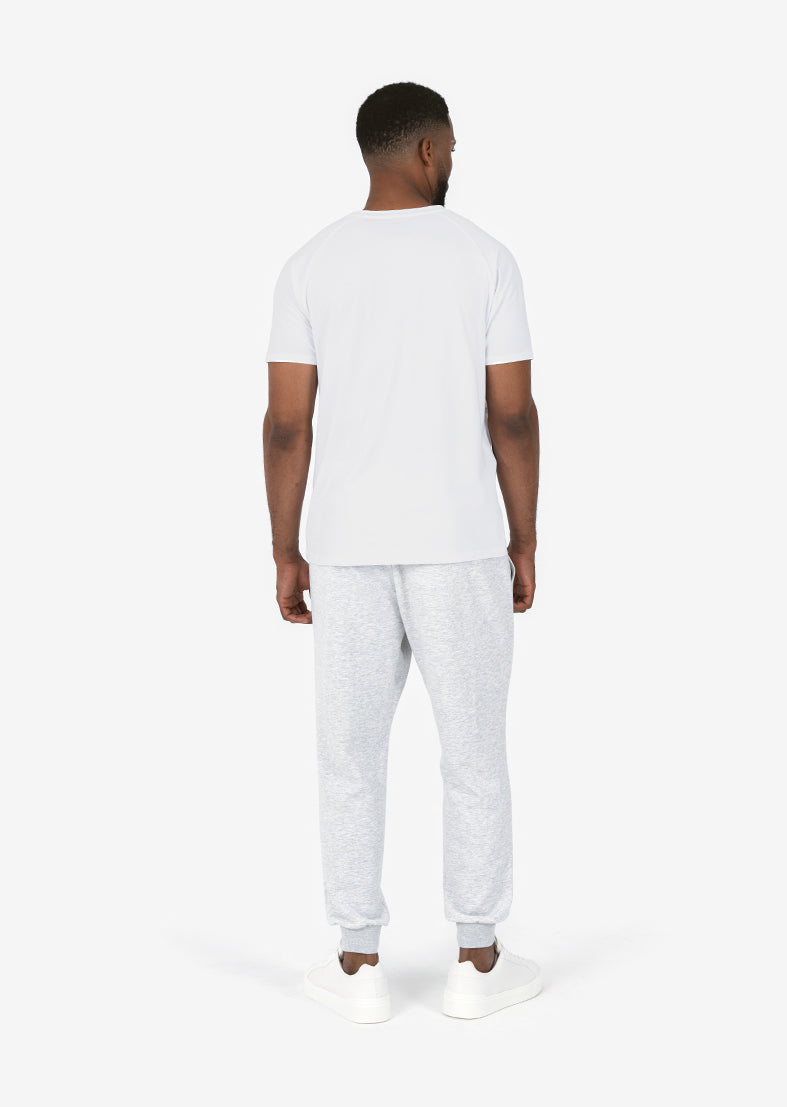 Premium Men's Sweatpants Joggers - Medium Gray Melange - Comfortable & Stylish for Workout, Lounge & Casual Wear