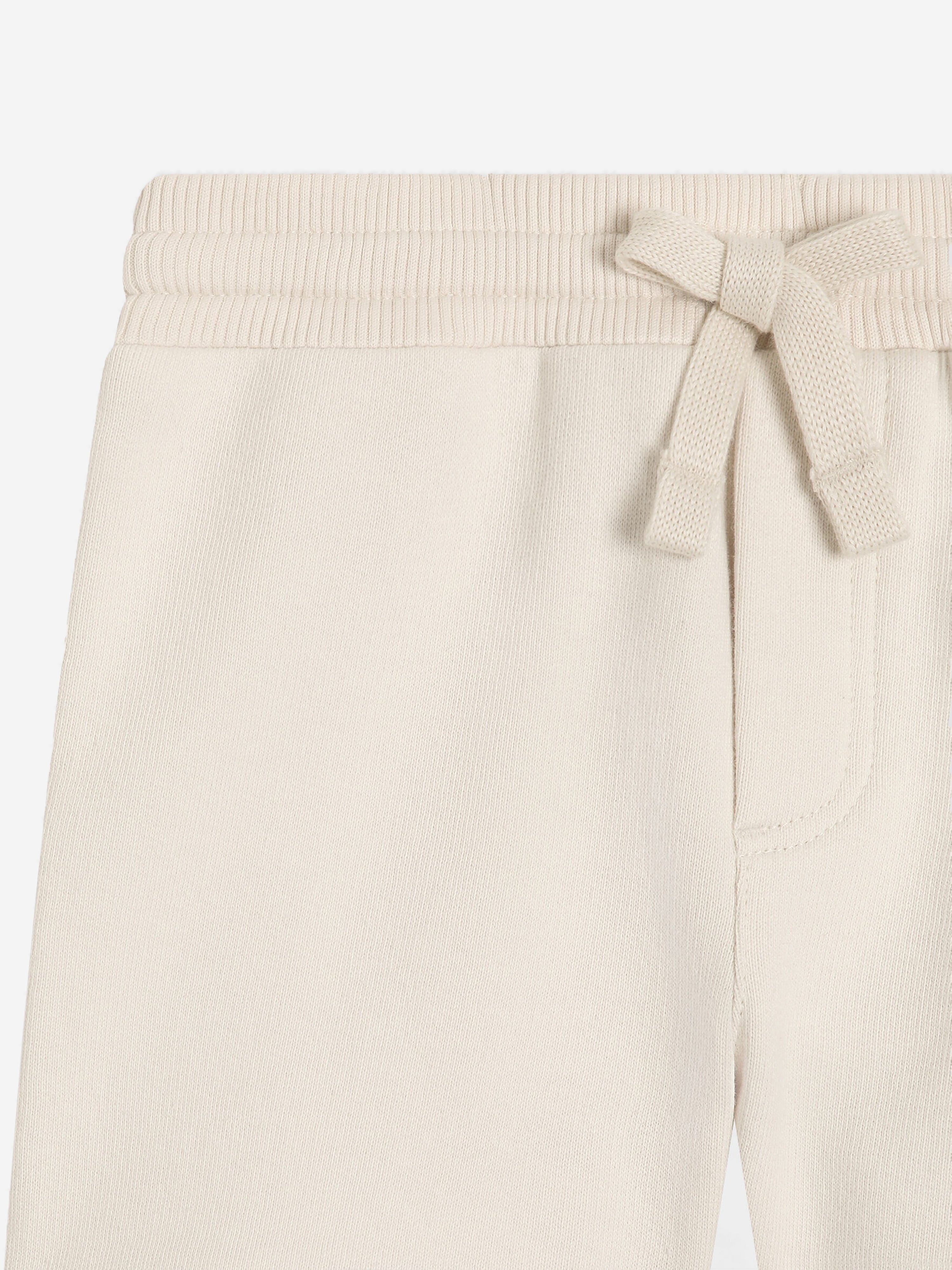 Baby Boys' Ivory Logo Shorts - Soft Cotton Casual Shorts for Toddlers | Perfect for Playtime, Summer Outfits & Daycare