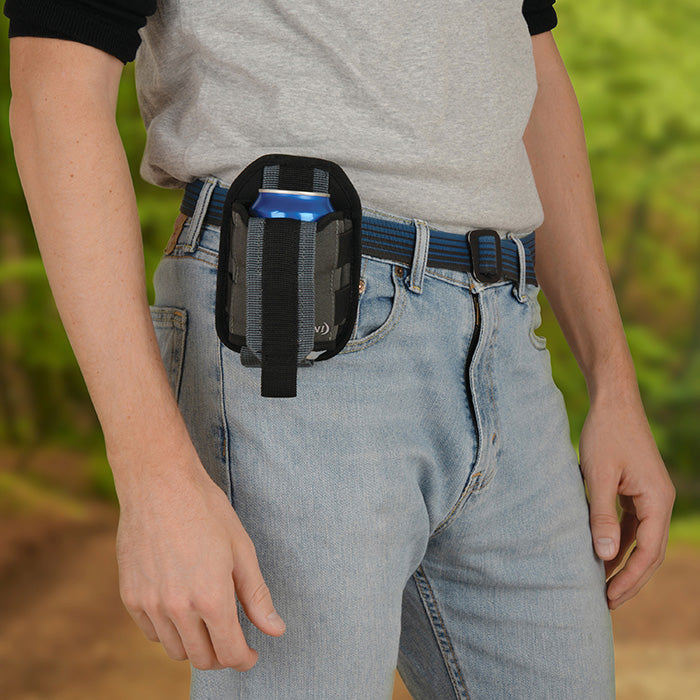 Nite Ize Traveler Drink Holster - Hands-Free Beverage Holder for Hiking, Camping & Travel - Secure Bottle Carrier for Backpacks & Belts
