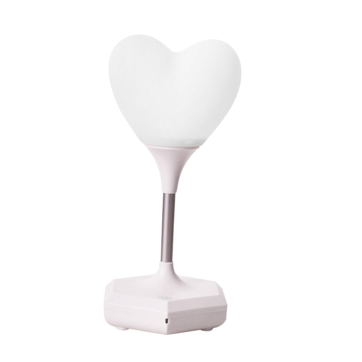 HEMOTON Heart Shaped LED Night Light with USB Charging - Touch Control, Soft Warm Light for Bedroom, Nursery, Valentine's Day Gift, Home Decor (Perfect for Romantic Nights, Kids' Rooms & Cozy Ambiance)