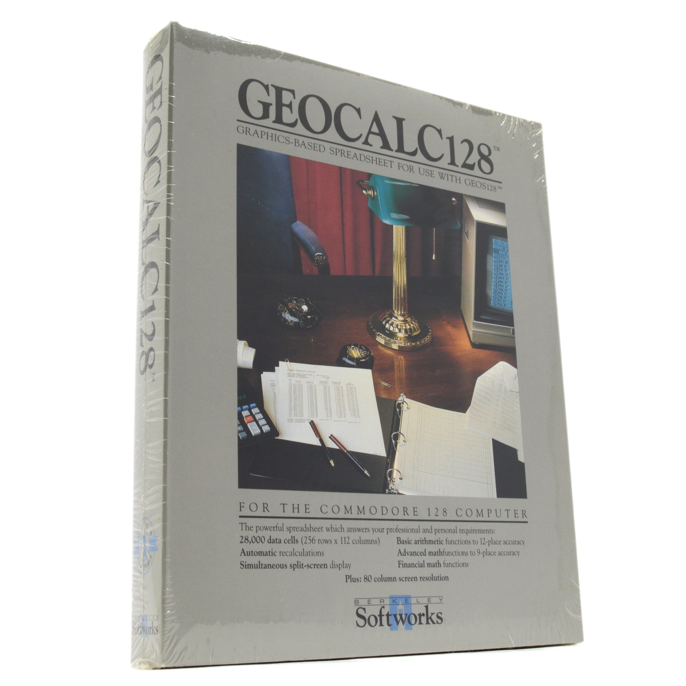 Brand New Commodore C128 GEOCALC 128 PC Software for GEOS - Sealed Vintage Computing | Perfect for Retro Gaming & 80s Computer Collectors