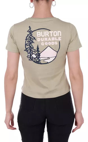 Burton M BackTrack Kelp Women's T-Shirt - Comfortable & Stylish Casual Wear for Outdoor Activities & Daily Use
