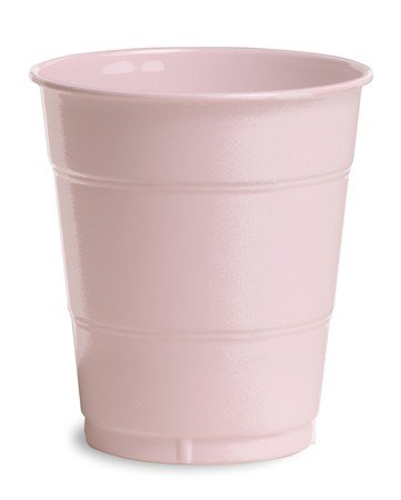 240-Pack 12 oz Pink Plastic Party Cups | Disposable Drinking Tumblers for Weddings, BBQs, Picnics & Events