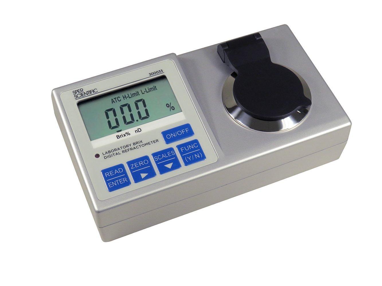 Digital Refractometer for Sugar Content Measurement - Brix Range 45% to 88% | Ideal for Wine Making, Honey Testing & Food Quality Control in Labs