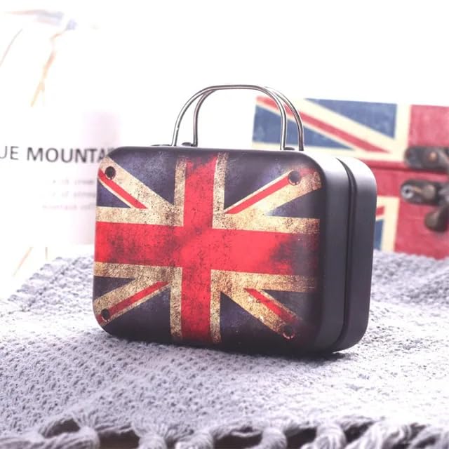 Premium False Eyelash Storage Box - Mini Suitcase Style Travel Organizer for Eyelash Extensions & Makeup Accessories | Perfect for Travel, Salon Professionals & Makeup Lovers