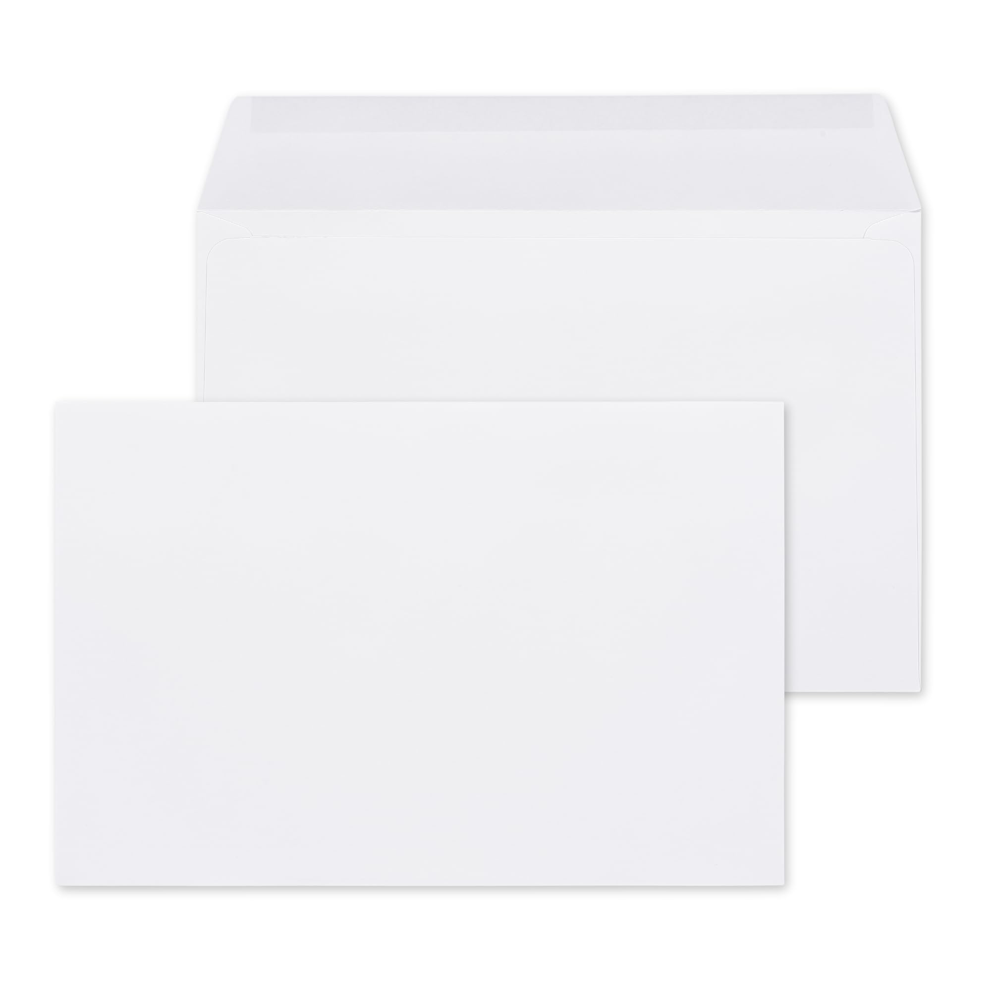 6x9 Booklet Envelopes 250 Pack - Heavy Duty 28lb White Mailing Envelopes with Gummed Seal, Open Side Design - Perfect for Business Correspondence, Catalogs, Newsletters and Direct Mail Marketing