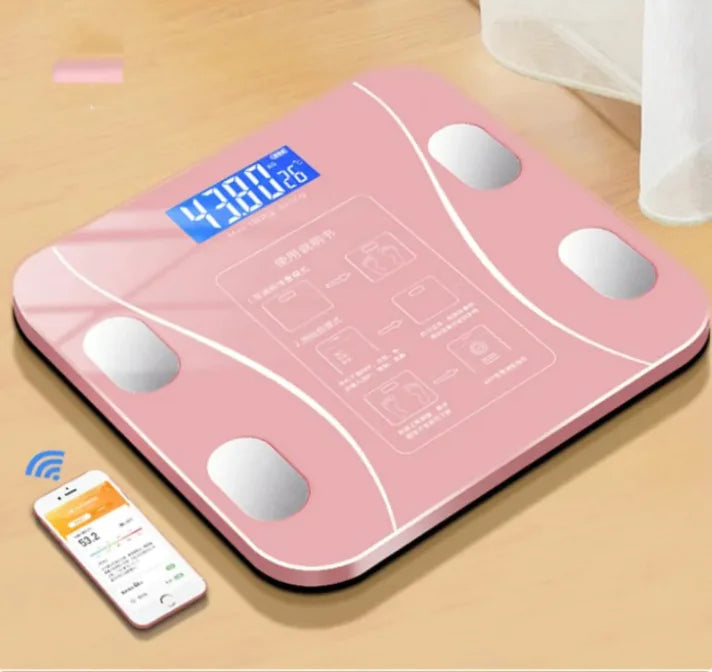 Smart Digital Body Weight Scale - Accurate Bluetooth Bathroom Scale for Home Use, Fitness Tracking & Health Monitoring - Perfect for Gym, Office, and Family Use