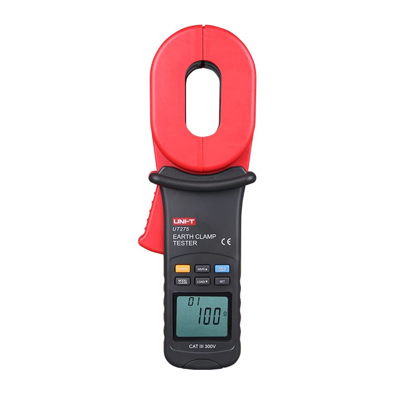 NI-T UT275/UT276A+/UT278A+ Digital Clamp Meter - Earth Ground Resistance Tester with Auto Range, Leakage Current Detection, Data Storage & Alarm Function | Perfect for Electricians, HVAC Technicians & Industrial Maintenance