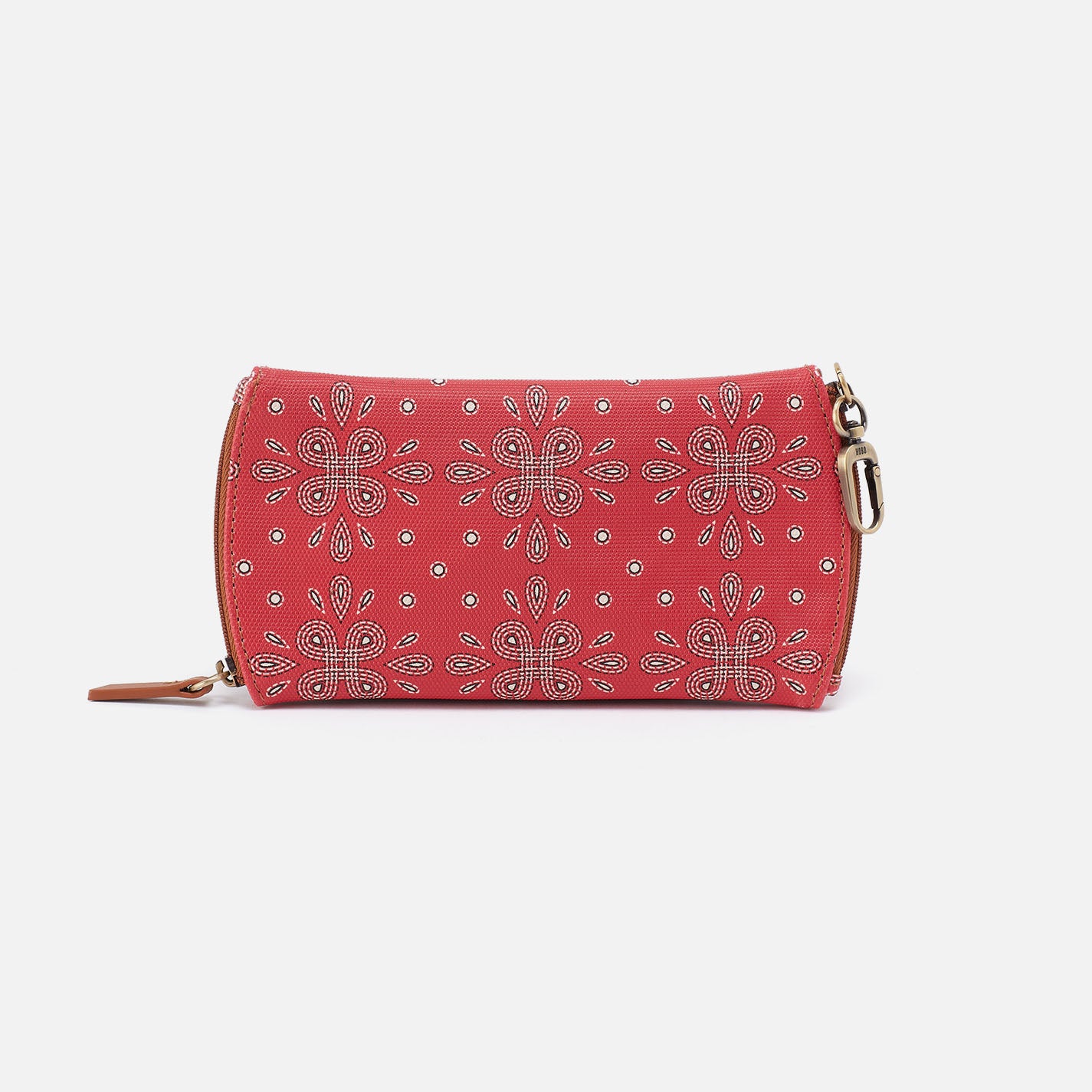Premium Spark Double Eyeglass Case in Coated Canvas - Red Journey Bandana Print | Protective Eyewear Storage for Travel, Work & Daily Use