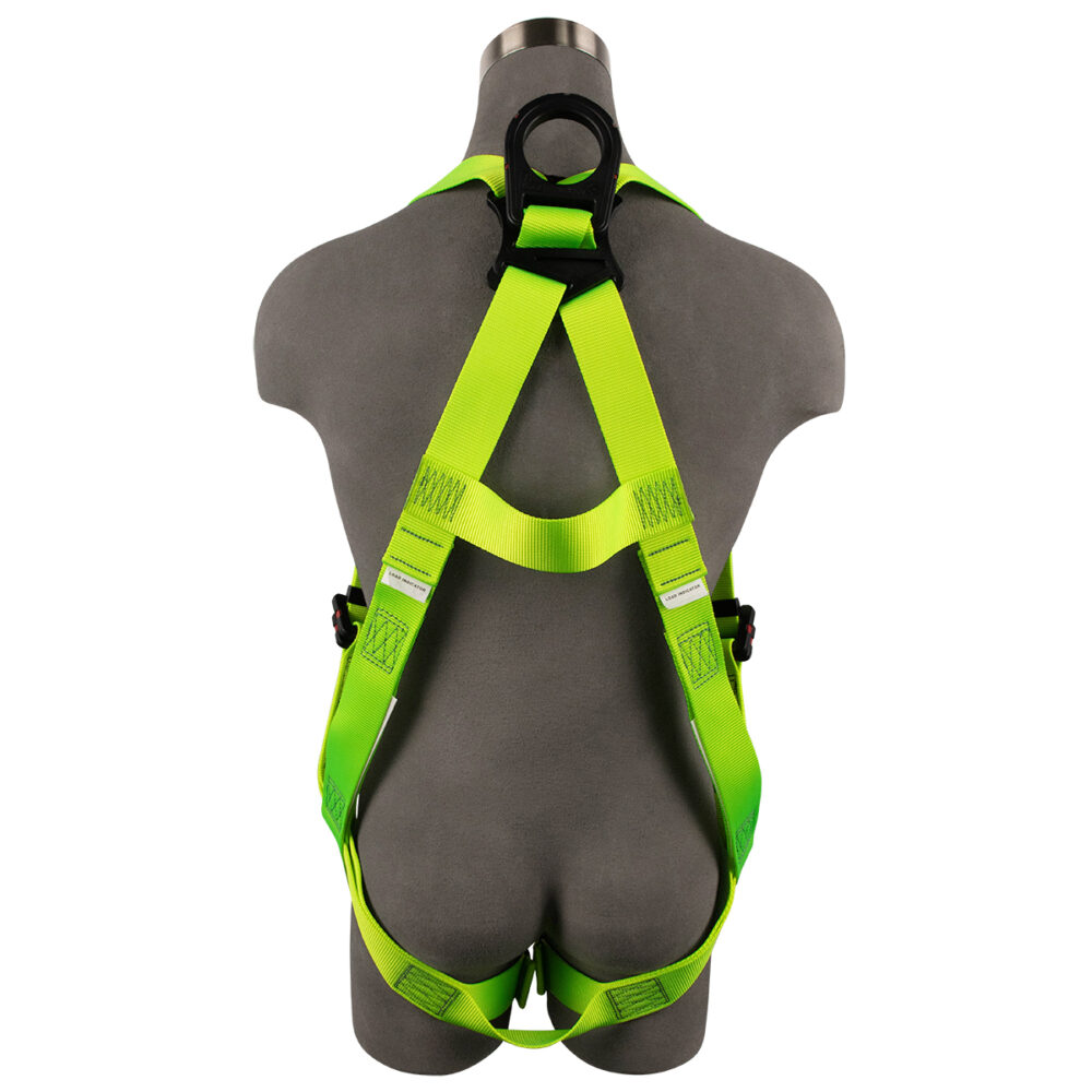 Arc Flash Full Body Harness with DE 1D, DE MB Torso, DE MB Chest & DE QC Legs - Heavy Duty Safety Gear for Electrical Workers & Industrial Protection