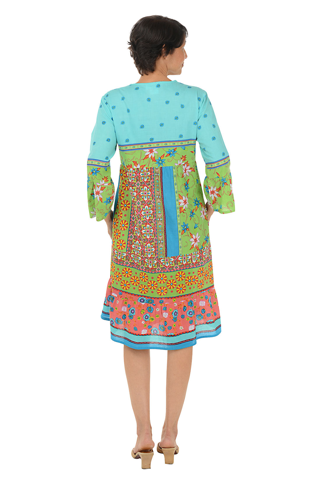 Quintana Embroidered Tiered Maxi Dress for Women - Floral Boho Summer Beach Dress for Vacation, Party & Casual Wear