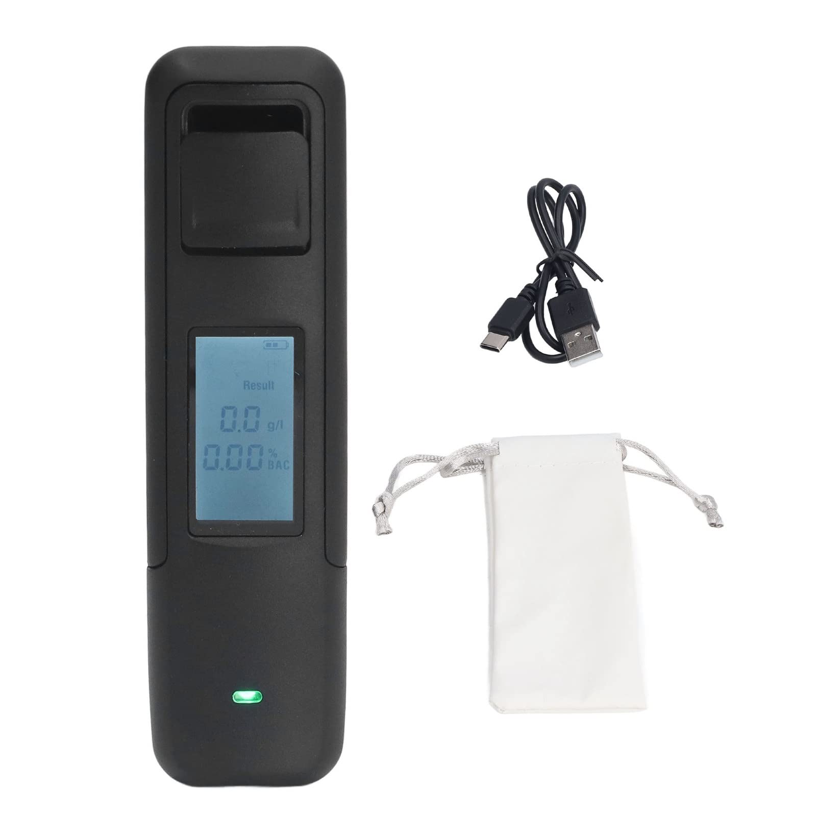 Zerodis Portable Alcohol Breathalyzer - Accurate Contactless Breath Alcohol Tester for Personal & Professional Use | Ideal for Home Safety, Workplace Testing & Law Enforcement