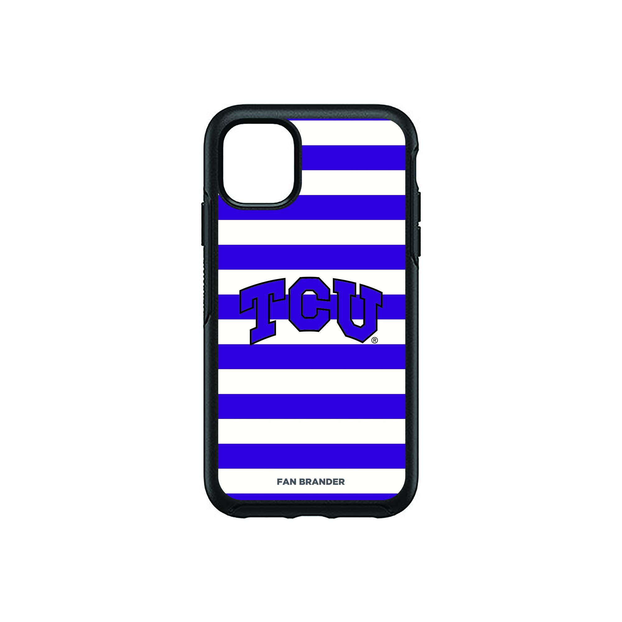 NCAA OtterBox Symmetry Phone Case Compatible with Apple iPhone - Stripes Design & Team Fan Branding | Durable Protection for Everyday Use & Game Day Spirit