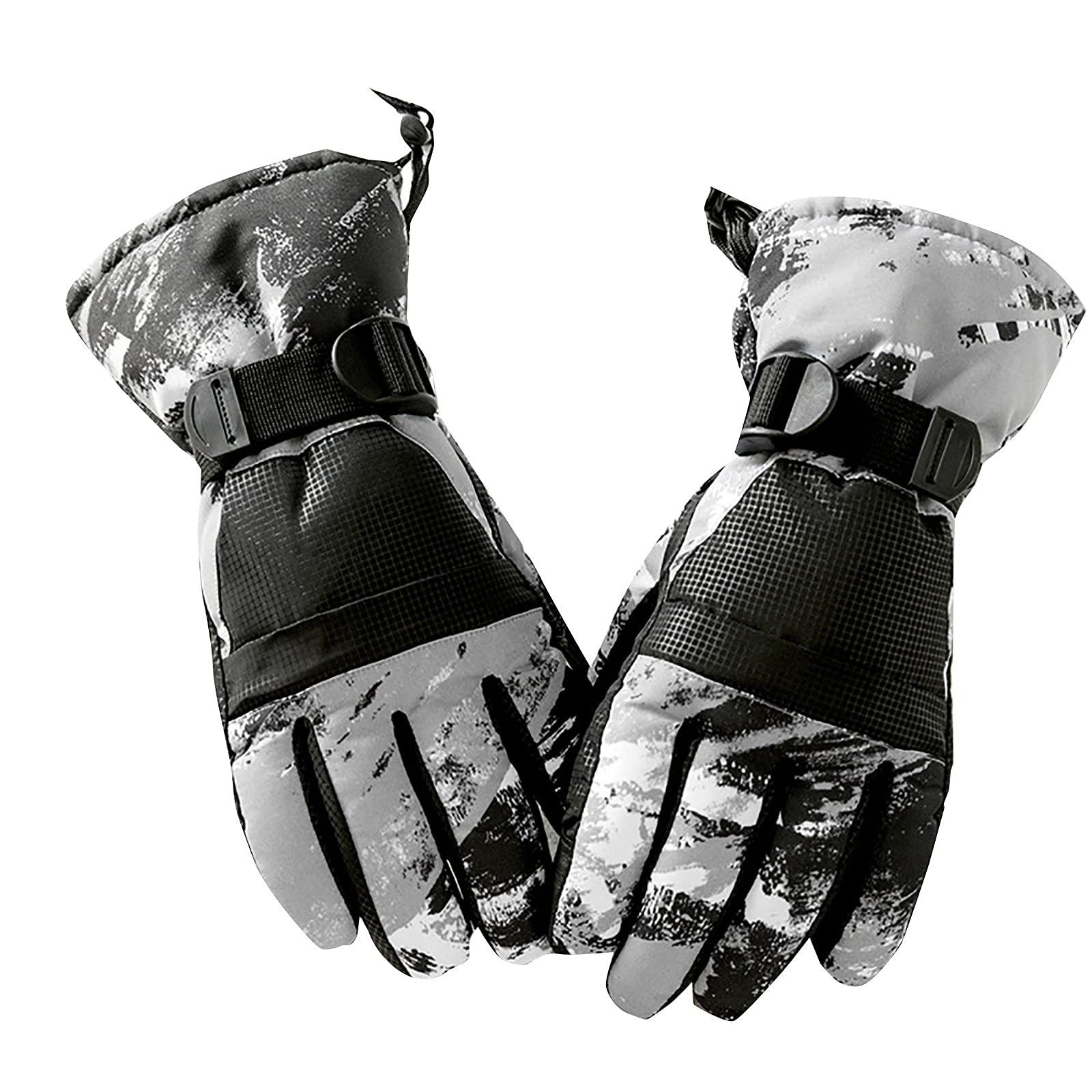 **Men's & Women's Ski Gloves - Waterproof Winter Snow Gloves with Touchscreen for Snowboarding & Outdoor Sports - Warm & Durable for Skiing, Hiking & Cold Weather Activities**
