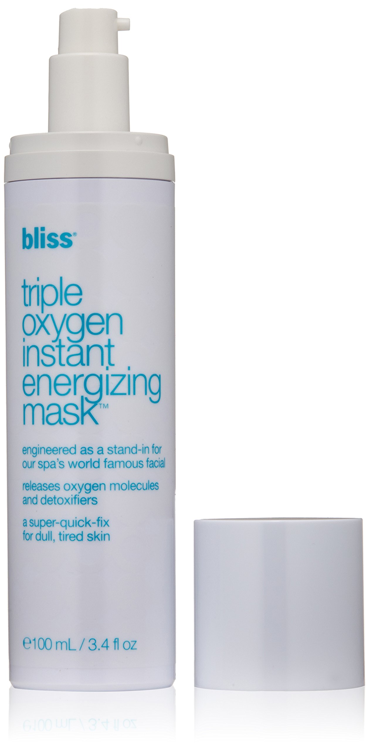Bliss Triple Oxygen Instant Energizing Facial Mask - Hydrating & Revitalizing for Dull Skin - Perfect for Spa Night & Pre-Event Glow