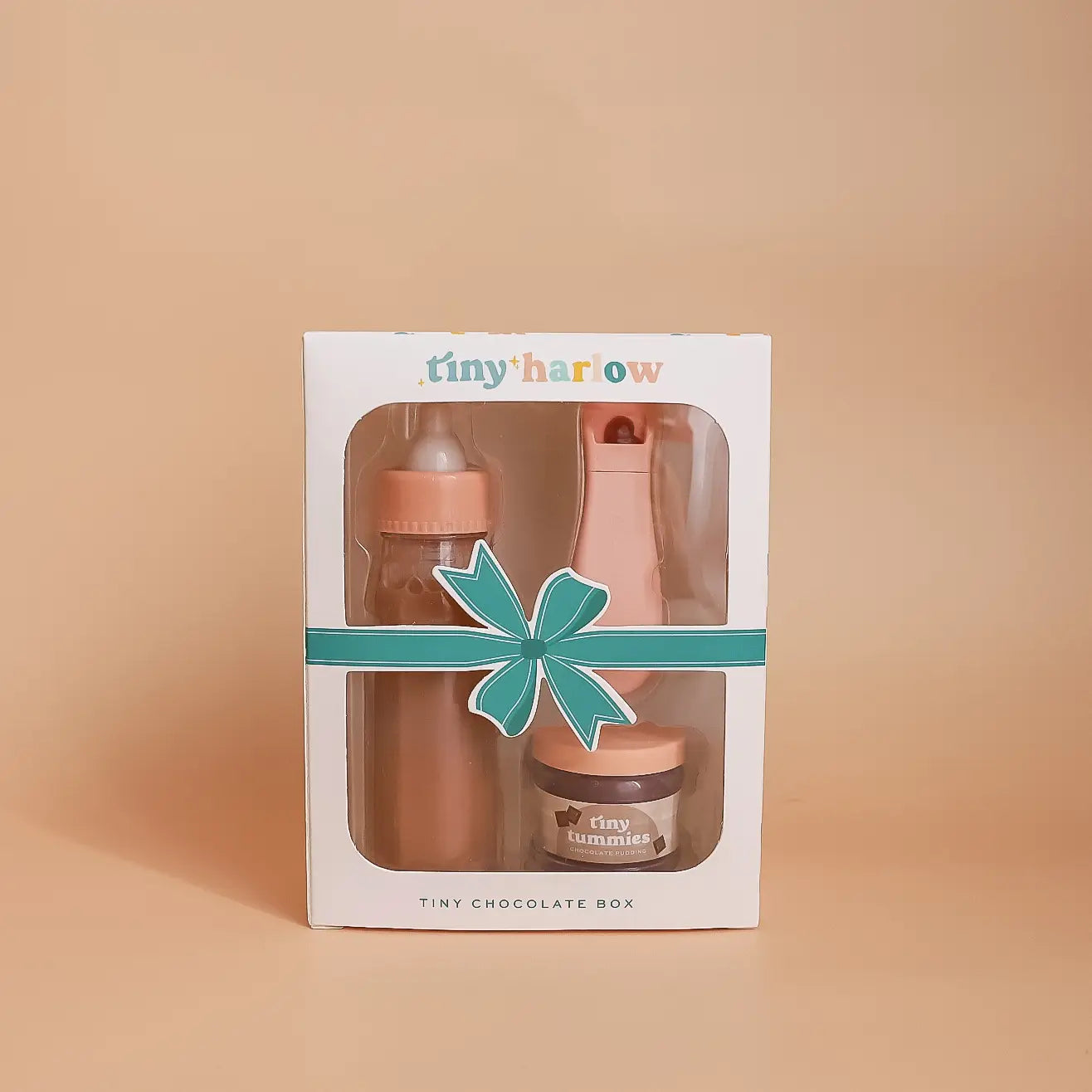Tiny Harlow Tiny Tummies Chocolate Magic Milk & Doll Food Gift Set - Pretend Play Toy for Kids, Perfect for Tea Parties & Role Playing Games