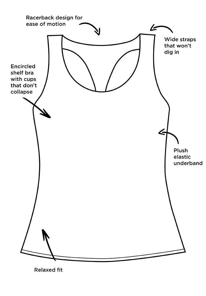 Chlorine Resistant Racerback Tankini Set with Bike Shorts - Swimsuits for All - Perfect for Swimming, Water Aerobics & Beach Vacations