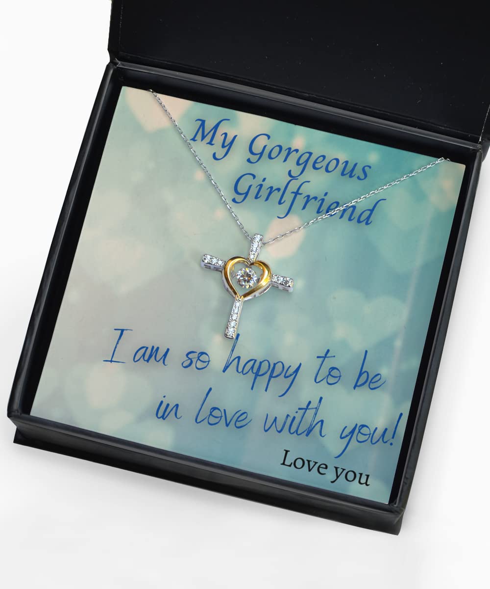 Girlfriend Necklace - Funny & Romantic Jewelry Gift for Her - Birthday, Anniversary, Valentine's Day Present - Perfect for Date Nights & Special Occasions