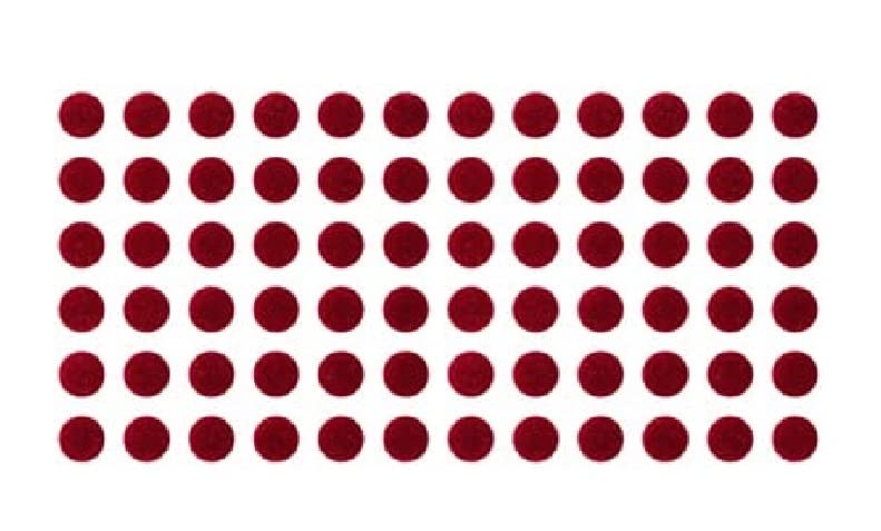 Sunaina Premium Gold Sticker Kumkum Forehead Round Bindis - Velvet Pottu/Bindi Box with 15 Cards/Flaps for Women & Girls (GDR007, Deep Red) - Perfect for Indian Weddings, Festivals, and Traditional Makeup Looks