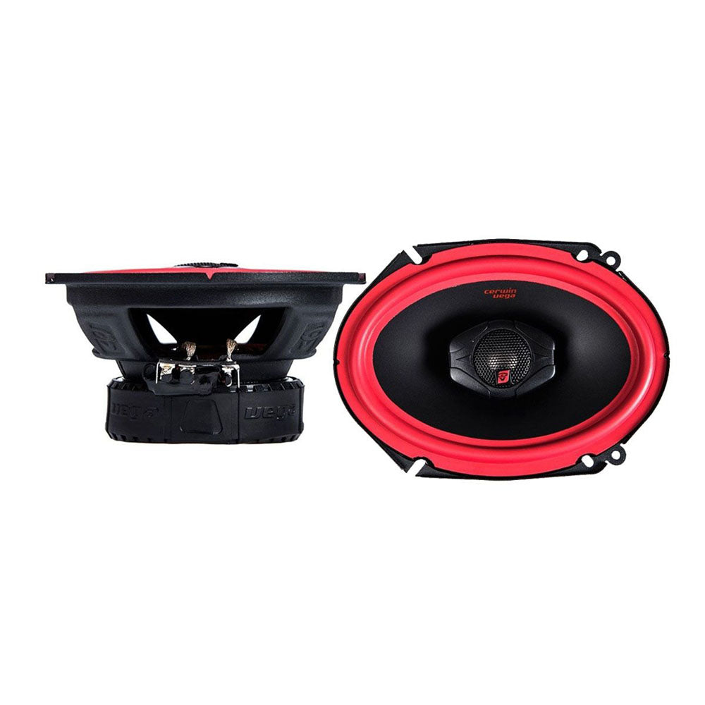 Cerwin Vega V468 6x8 Inch 2-Way Coaxial Car Speakers - 800W Max Power, 150W RMS - Premium Sound for Cars, Trucks & SUVs - Perfect for Upgrading Factory Audio Systems