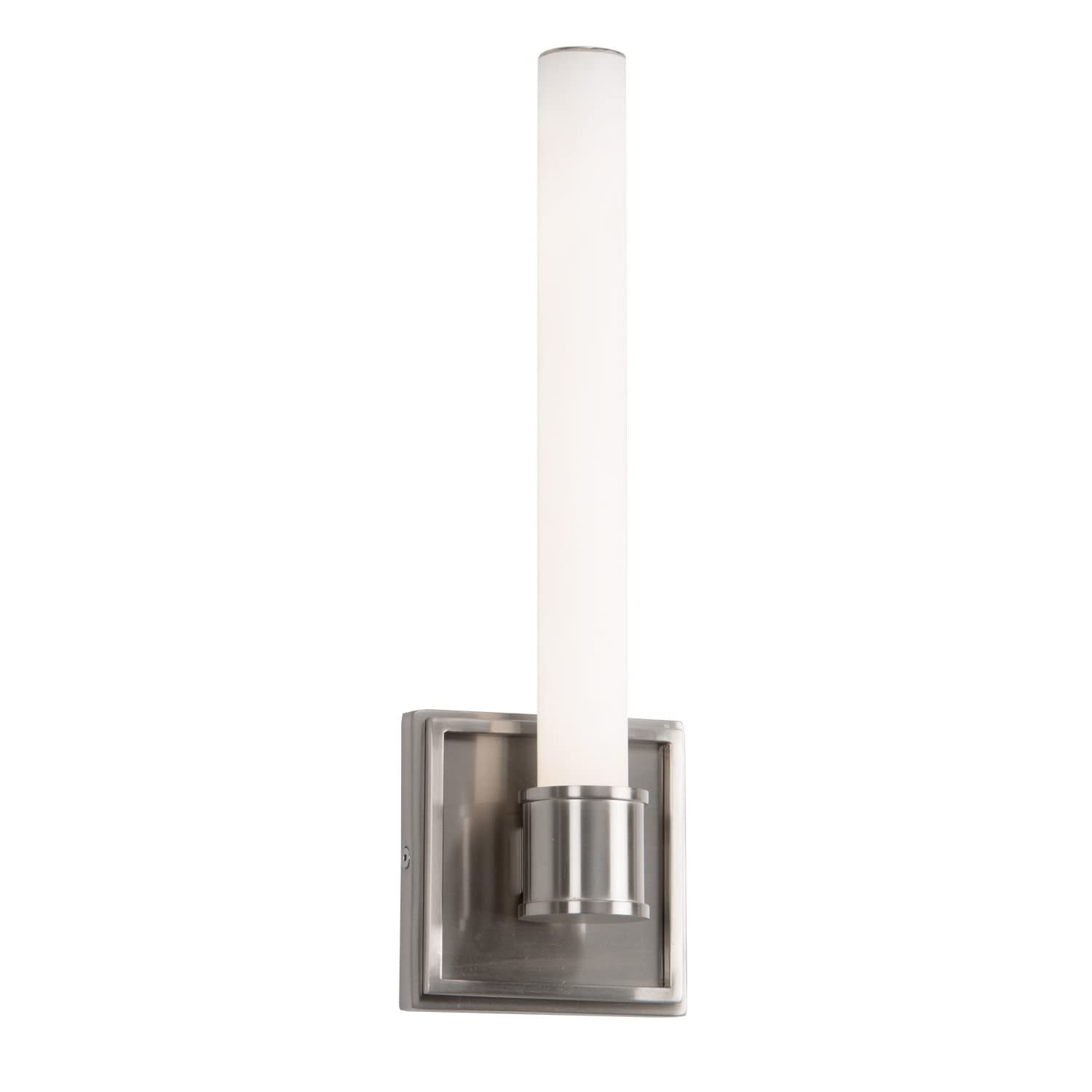 Kuzco Lighting WS17014-BN Rona Modern LED Wall Sconce in Brushed Nickel - Perfect for Bedroom, Living Room, and Hallway Lighting