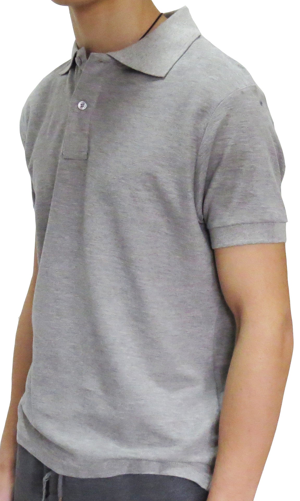 Men's Enfari Short Sleeve Basic Pique Polo Shirt - Comfortable Casual Wear for Work, Golf & Everyday Outfits