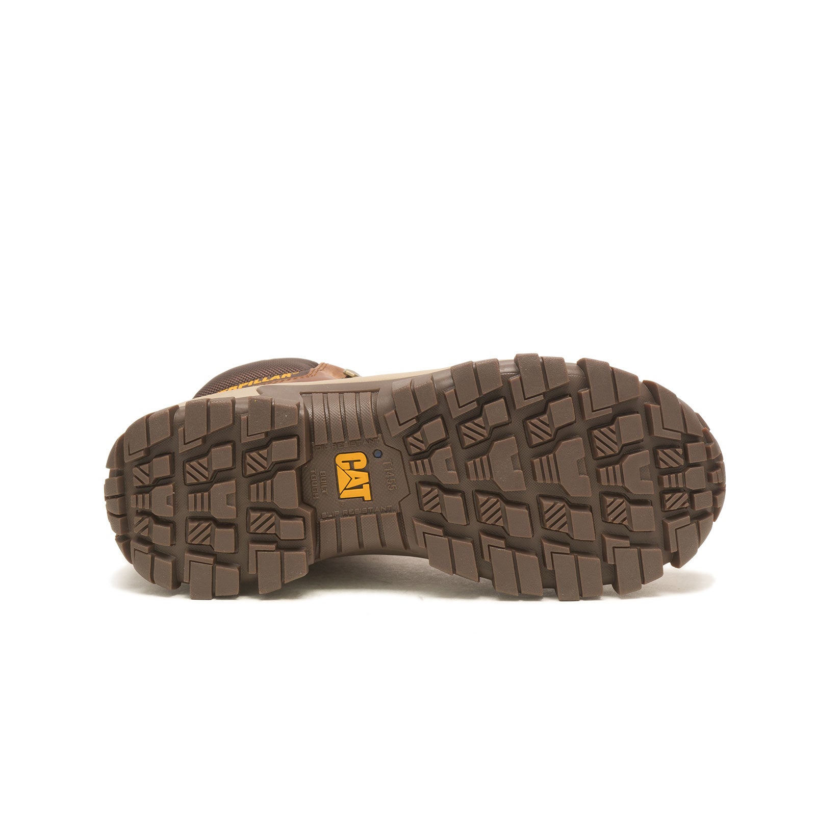 Invader Hi Steel Toe Work Boots for Men - Brown Safety Shoes with Slip Resistant & Electrical Hazard Protection - Ideal for Construction, Warehouse & Industrial Work