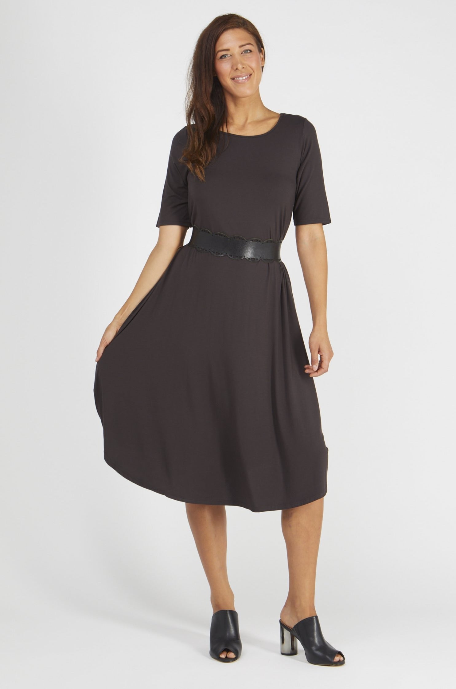 Tani Original Micromodal Tri Dress - Soft Stretchy Women's Casual Dress for Everyday Wear, Lounge & Travel