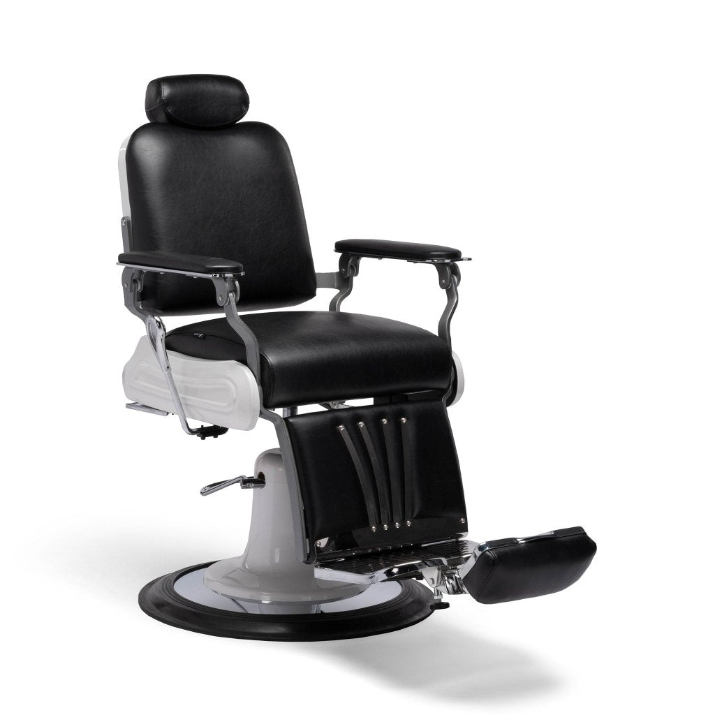 Lanvain Knox Canada Classic Superlative Barber Chair - 13W & 13B Adjustable Salon Styling Chair for Professional Haircuts & Shaves | Perfect for Barbershops & Home Grooming