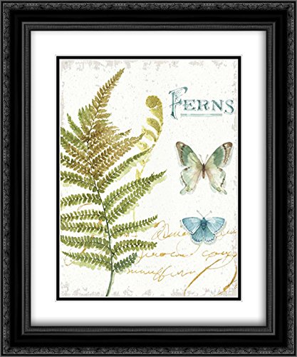 15x17 Black Ornate Framed Botanical Art Print - My Greenhouse III Double Matted Museum Quality Wall Decor | Perfect for Living Room, Bedroom, Office & Home Decor