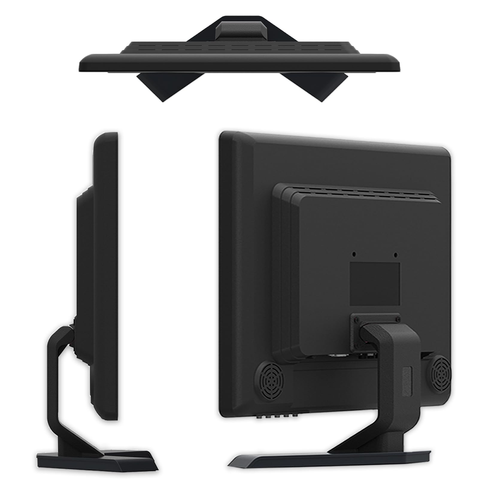 17 Inch LCD Monitor with 1280x1024 Resolution - 4:3 Aspect Ratio, HDMI/VGA/BNC/AV/USB Ports, Built-in Speakers | Ideal for Office Work, Gaming & Home Entertainment