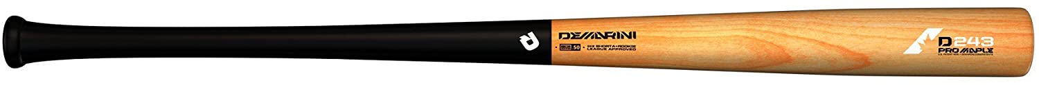 DeMarini 2018 D243 Pro Maple Wood Composite Baseball Bat - High Performance Youth & Adult Baseball Equipment for Games & Practice