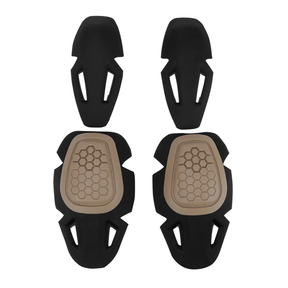 Tactical Knee and Elbow Pads Set - Military Grade G2 G3 G4 Protective Gear for Combat Uniforms | Durable Knee Protectors & Elbow Support for Outdoor Sports, Airsoft, Paintball, and Tactical Training