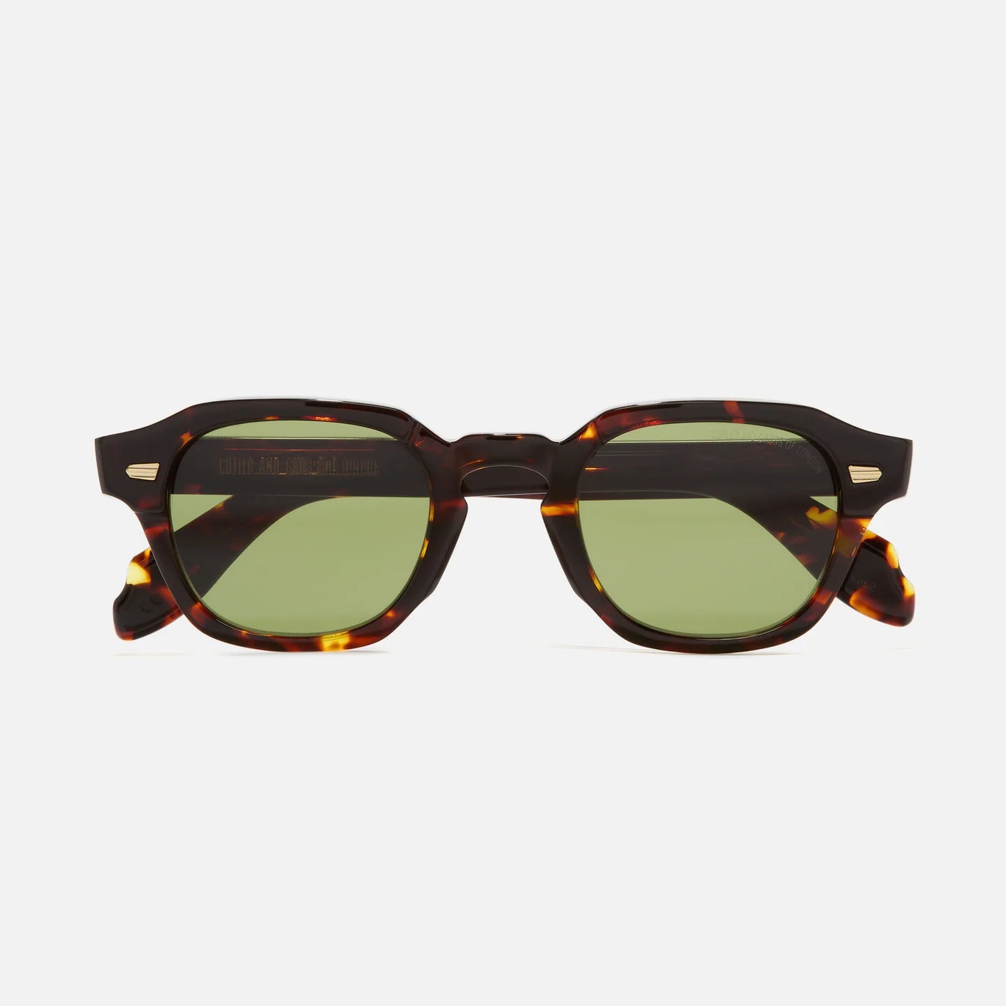 Cutler and Gross 1420 02 Havana Sunglasses - Classic Tortoise Shell Frame & UV Protection - Perfect for Outdoor Activities, Beach, and Driving