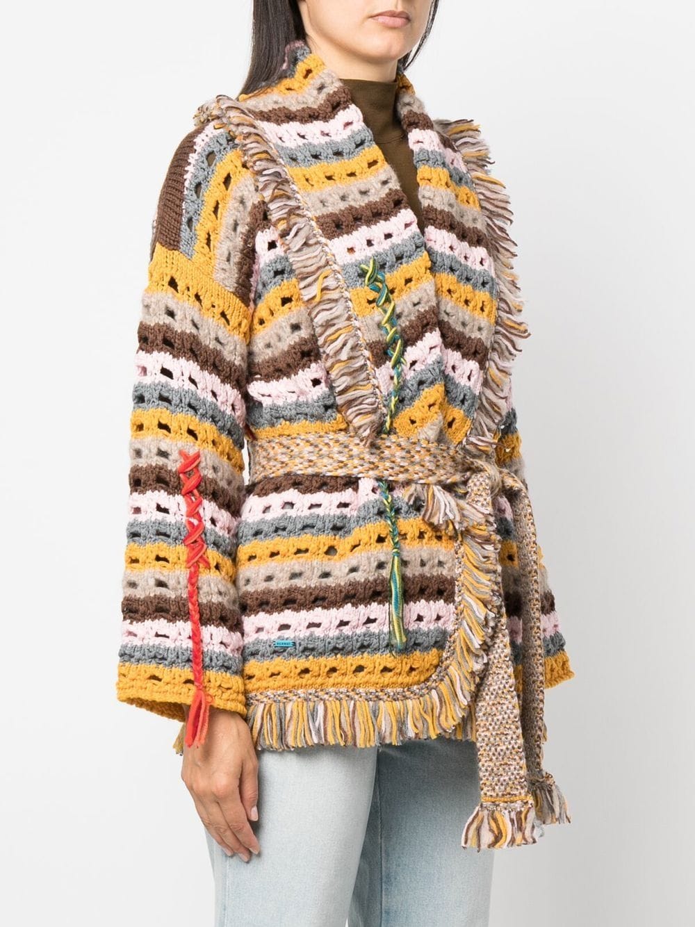 Alanui Yellow Cashmere Sweater for Women - Cozy Winter Knit Pullover for Casual & Office Wear